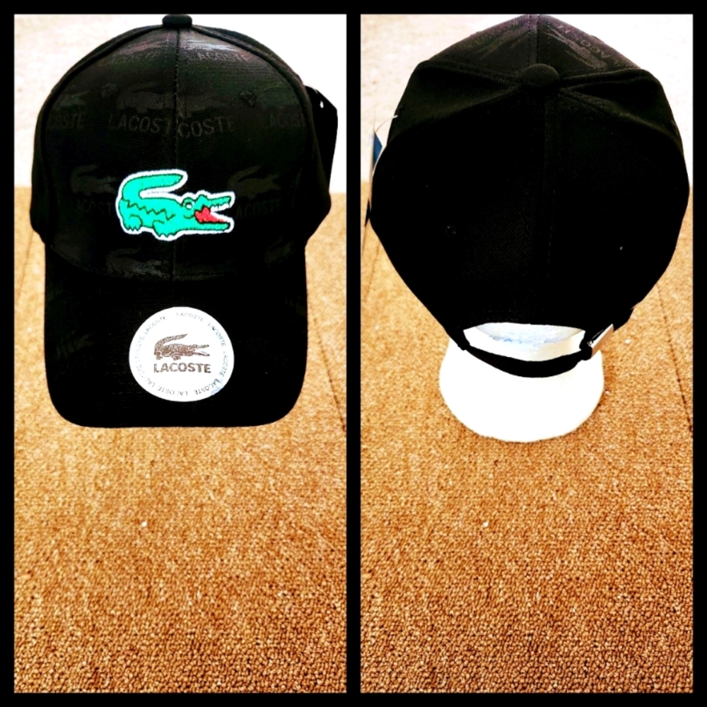 LACOSTE SNAPBACK HAT.